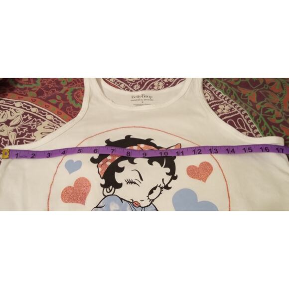 Betty Boop Universal Studios Graphic Tank Top Women's Retro Cartoon Pinup SZ M - Picture 5 of 7